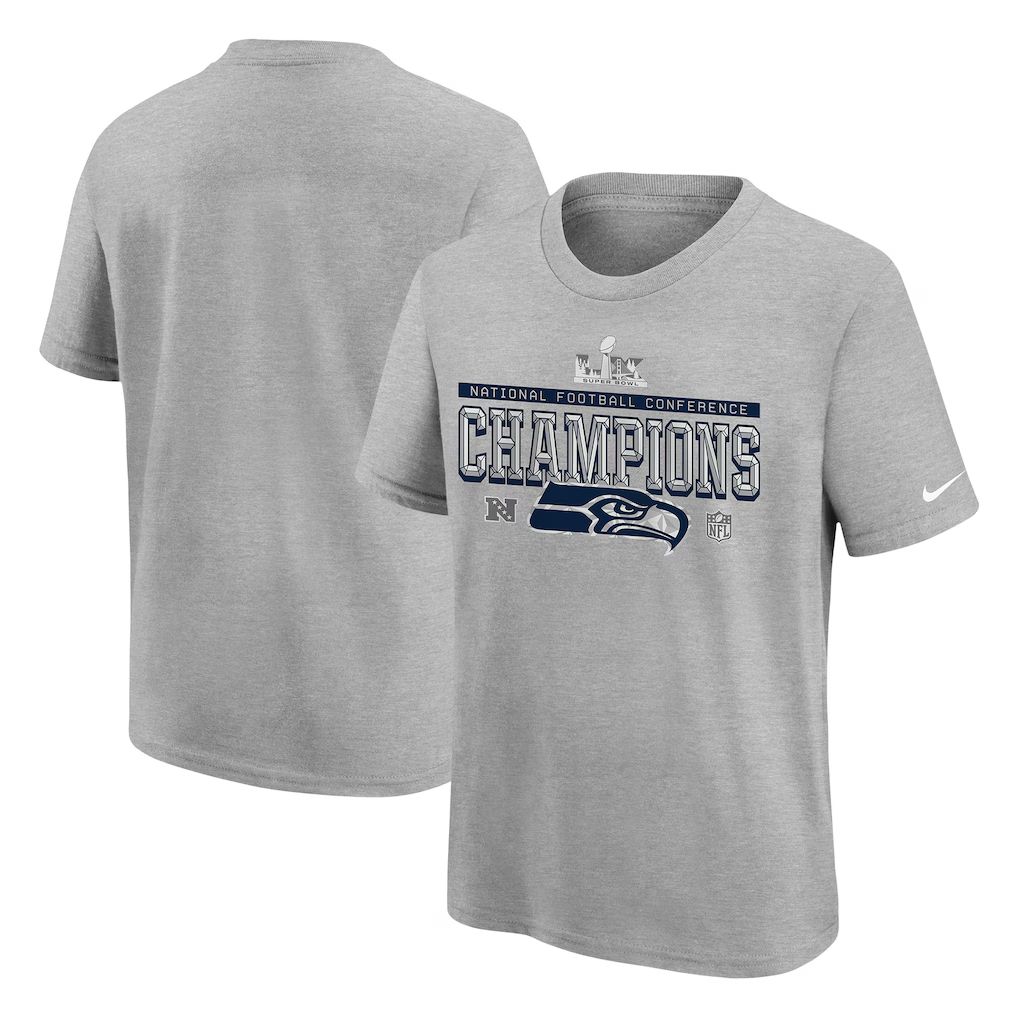 Men 2026 NFL Seattle Seahawks T-shirt grey 07